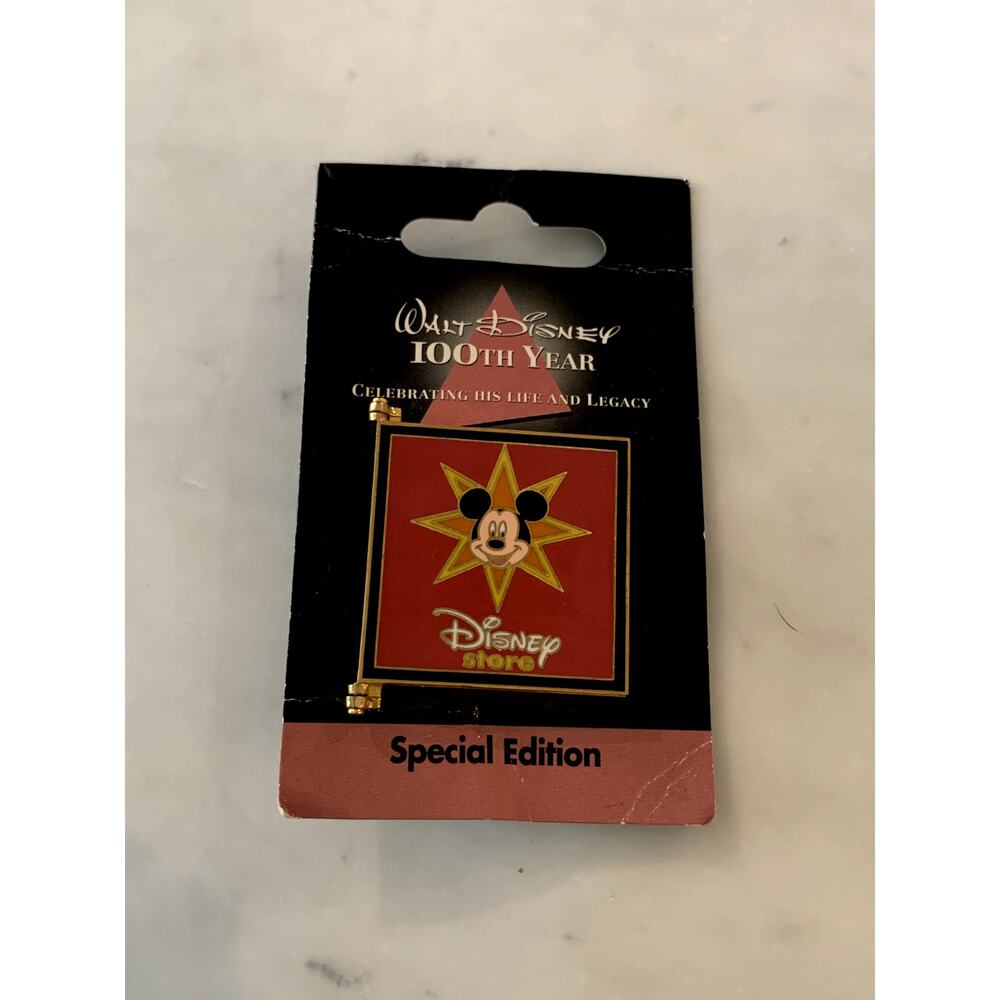 The Disney Store Japan 100th Walt Disney Anniversary Fab 5 Hinge Pin